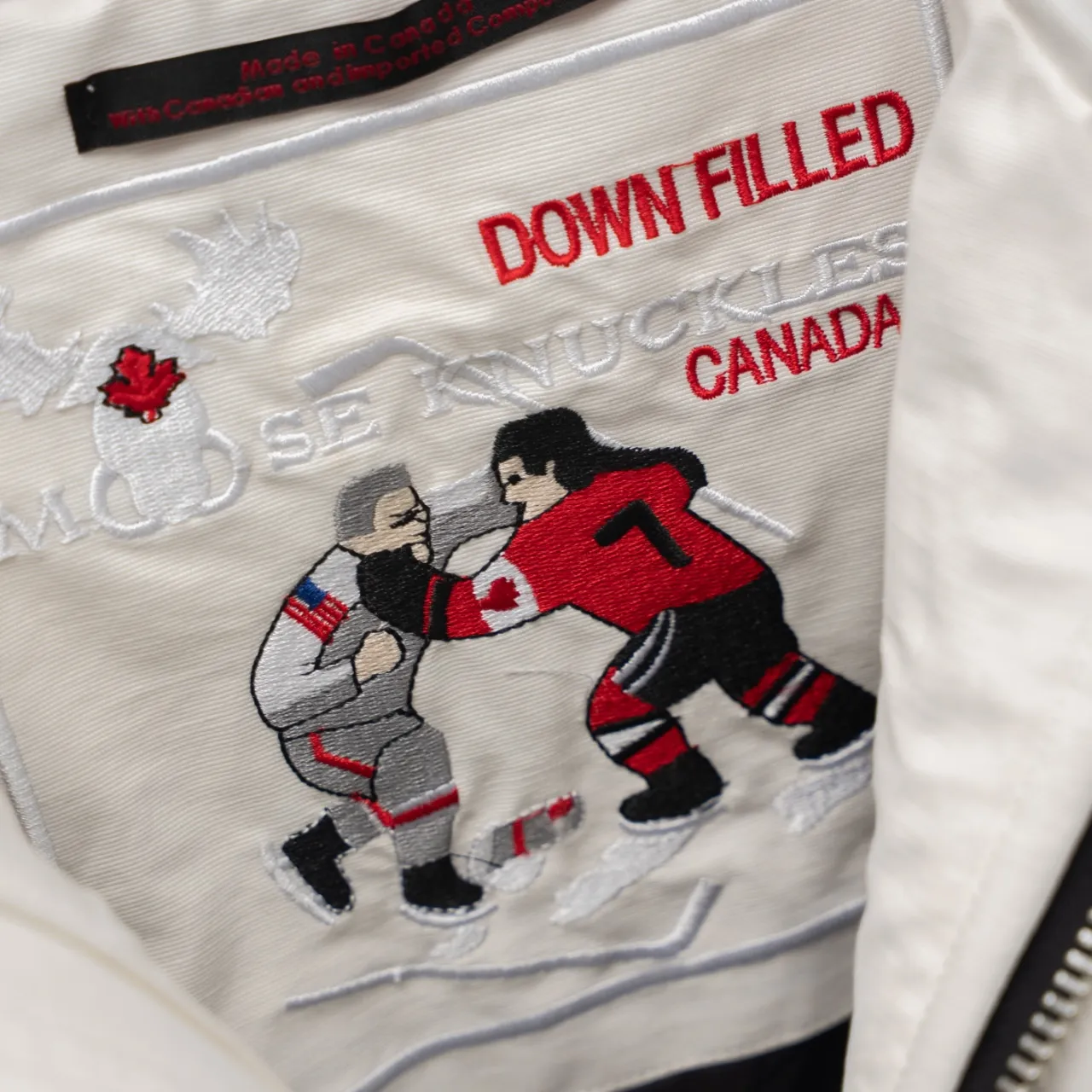 MOOSE KNUCKLES 06 ： White Size：S-XXL